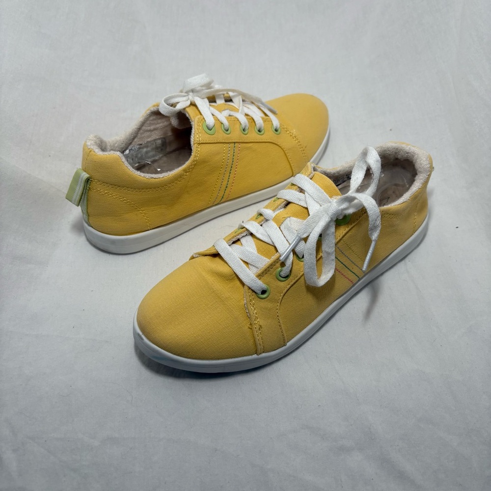 Vionic Beach Stinson Canvas Sneaker Shoes womens size 8 casual comfort